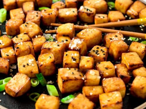 This Tofu Marinade is the most easy marinade to add tofu a real deep flavor and turn any tofu recipes into a delicious meal. Plus, this marinade take 5 minutes to whip and it's naturally gluten-free, dairy-free and vegan.