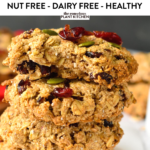 These Vegan Breakfast Cookies are crunchy, healthy oatmeal cookies made in 1-bowl, using only natural wholesome plants. They are packed with proteins, fiber and makes a delicious on the go breakfast in the morning.