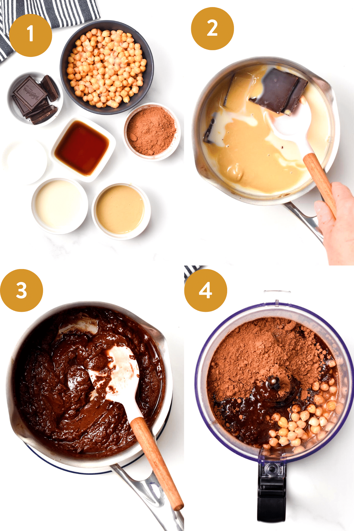 This Dark Chocolate Hummus is an easy, healthy high-protein snack with the most delicious creamy chocolate texture. If you love hummus, this dessert hummus recipe is a must-try.