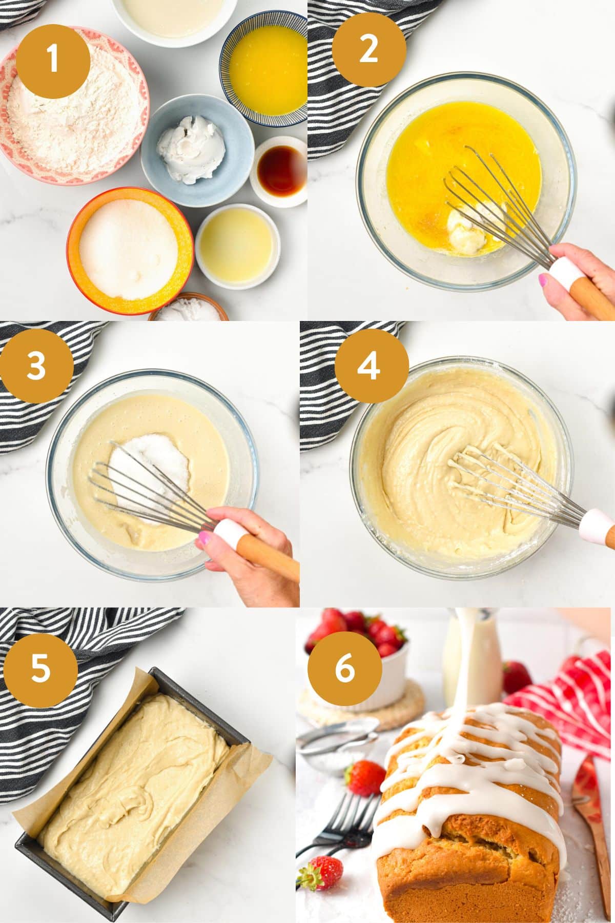How to make a Vegan Pound Cake in a few pictures.