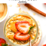 This Overnight Oats with Water is the perfect healthy breakfast if you ran out of milk, or simply want a low-calorie healthy breakfast. 