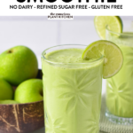his Sour Apple Smoothie recipe is the perfect green smoothie for green apple lovers with a sweet and tart flavor.