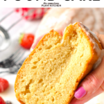 This Vegan Pound Cake recipe is a moist, buttery vanilla pound cake recipe made in one bowl and perfect as a breakfast or dessert. Plus, you will love its vanilla icing that turns the crumb even more tender and moist.