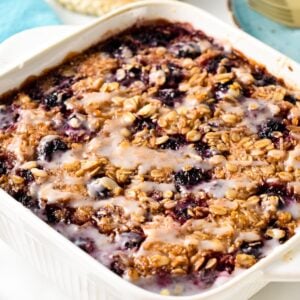 Blackberry Oatmeal Bake