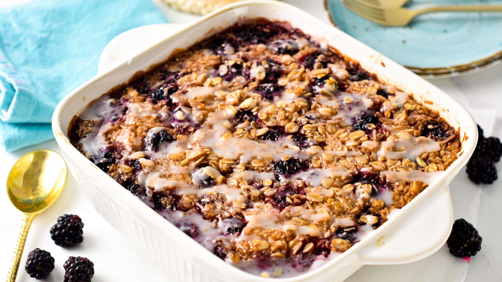 Blackberry Baked Oatmeal