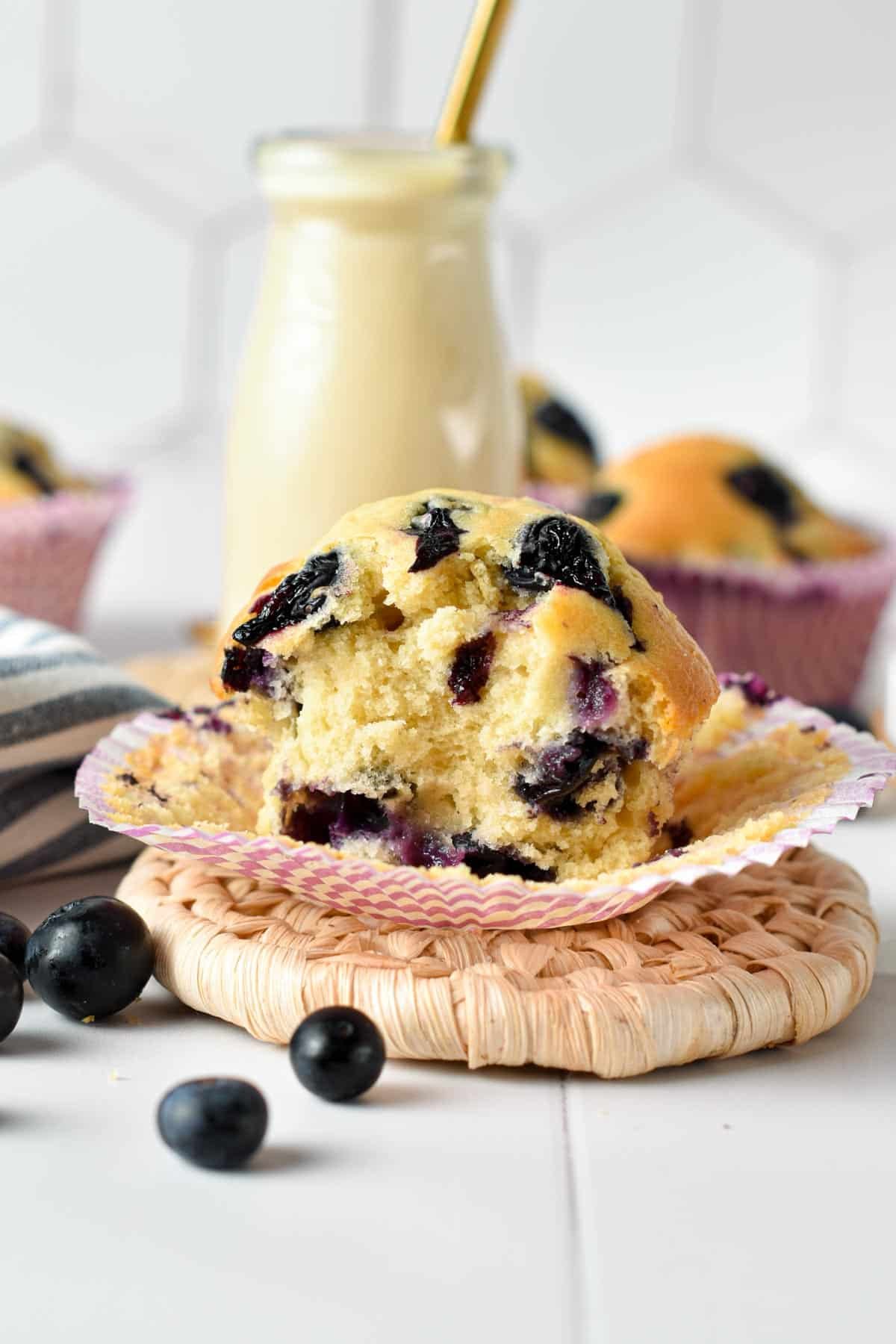 These Eggless Blueberry Muffins are easy, egg-free blueberry muffins with the most fluffy texture filled with Juicy blueberries.These Eggless Blueberry Muffins are easy, egg-free blueberry muffins with the most fluffy texture filled with Juicy blueberries.