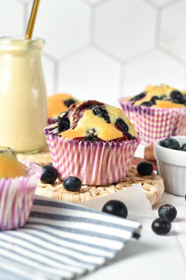Eggless Blueberry Muffins - The Conscious Plant Kitchen