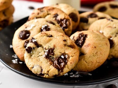 These Eggless Cookies are easy eggless chocolate chips cookies with a chewy texture and perfect for a quick snack