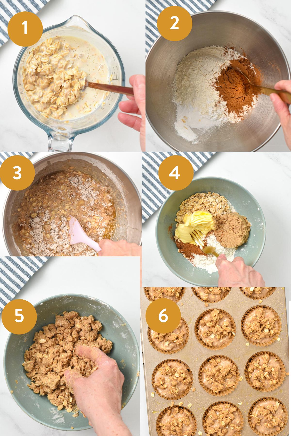 How To Make Oatmeal Cinnamon Muffins