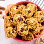 These Nut-Free Energy Balls are easy, healthy, and quick snacks to fix your sweet cravings and bring fiber and proteins to your day.