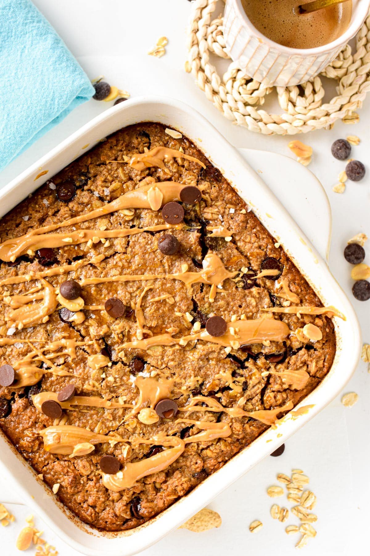 Peanut Butter Baked Oatmeal