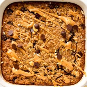 Peanut Butter Baked Oatmeal