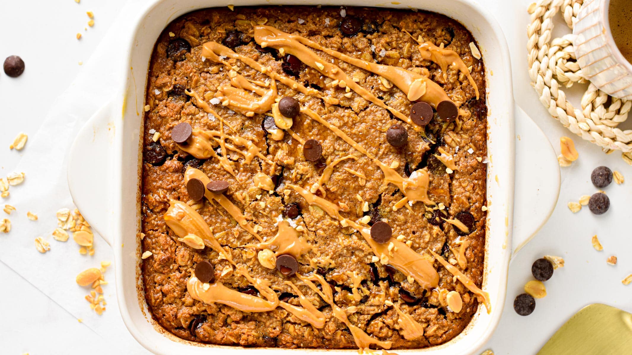 Peanut Butter Baked Oatmeal