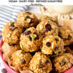 These Nut-Free Energy Balls are easy, healthy, and quick snacks to fix your sweet cravings and bring fiber and proteins to your day.