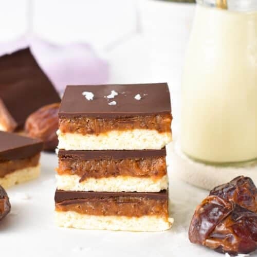 Healthy Caramel Slice