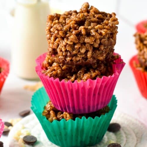 Healthy Vegan Chocolate Crackles