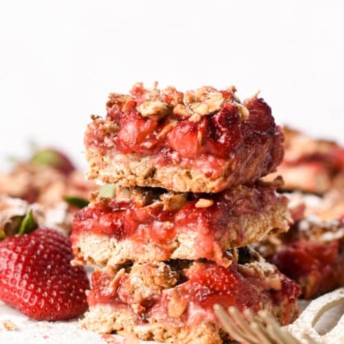 Strawberry Oatmeal Bars