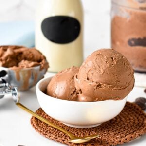 This Ninja Creami Protein Ice Cream is the easiest protein ice cream you can make this summer using the Ninja Creami ice cream maker and contains 15 grams of protein per serving.