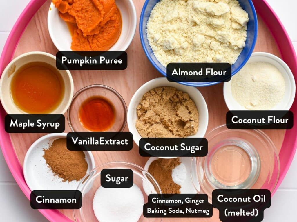 Almond Flour Pumpkin Cookies Ingredients