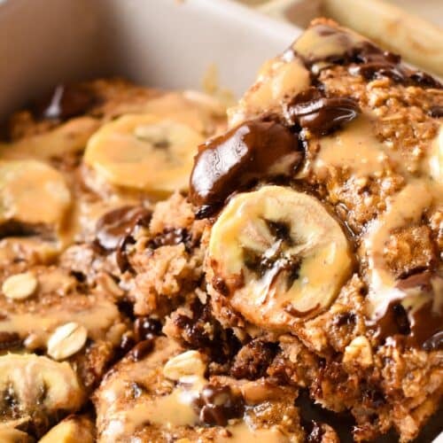 Banana Bread Baked Oats