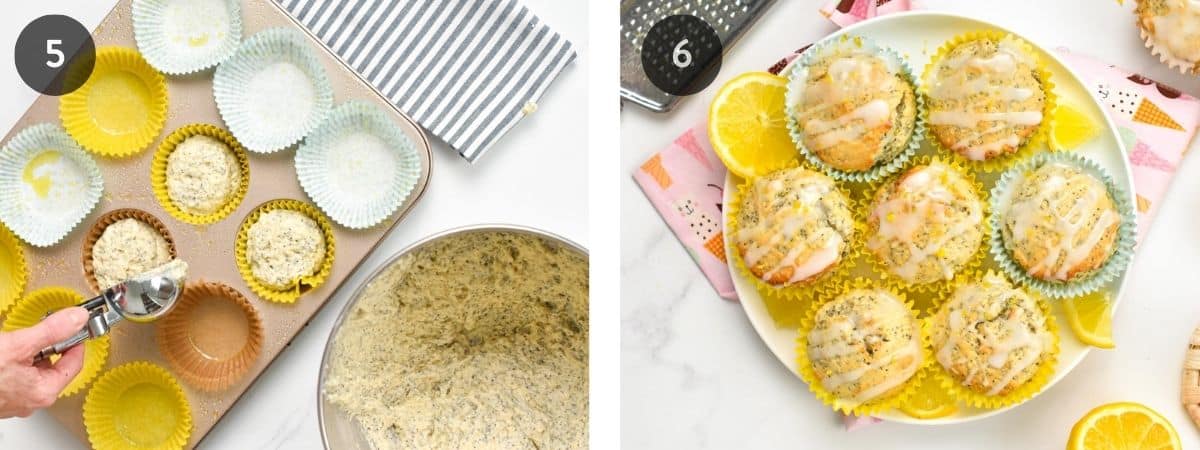 Step-by-step instructions on how to prepare Lemon Poppy Seed Muffins