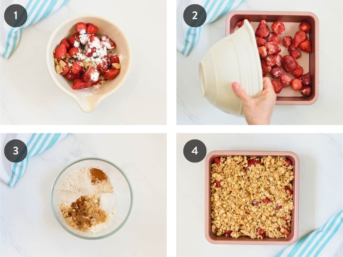 Step by step instructions to Preparing Strawberry Crumble 
