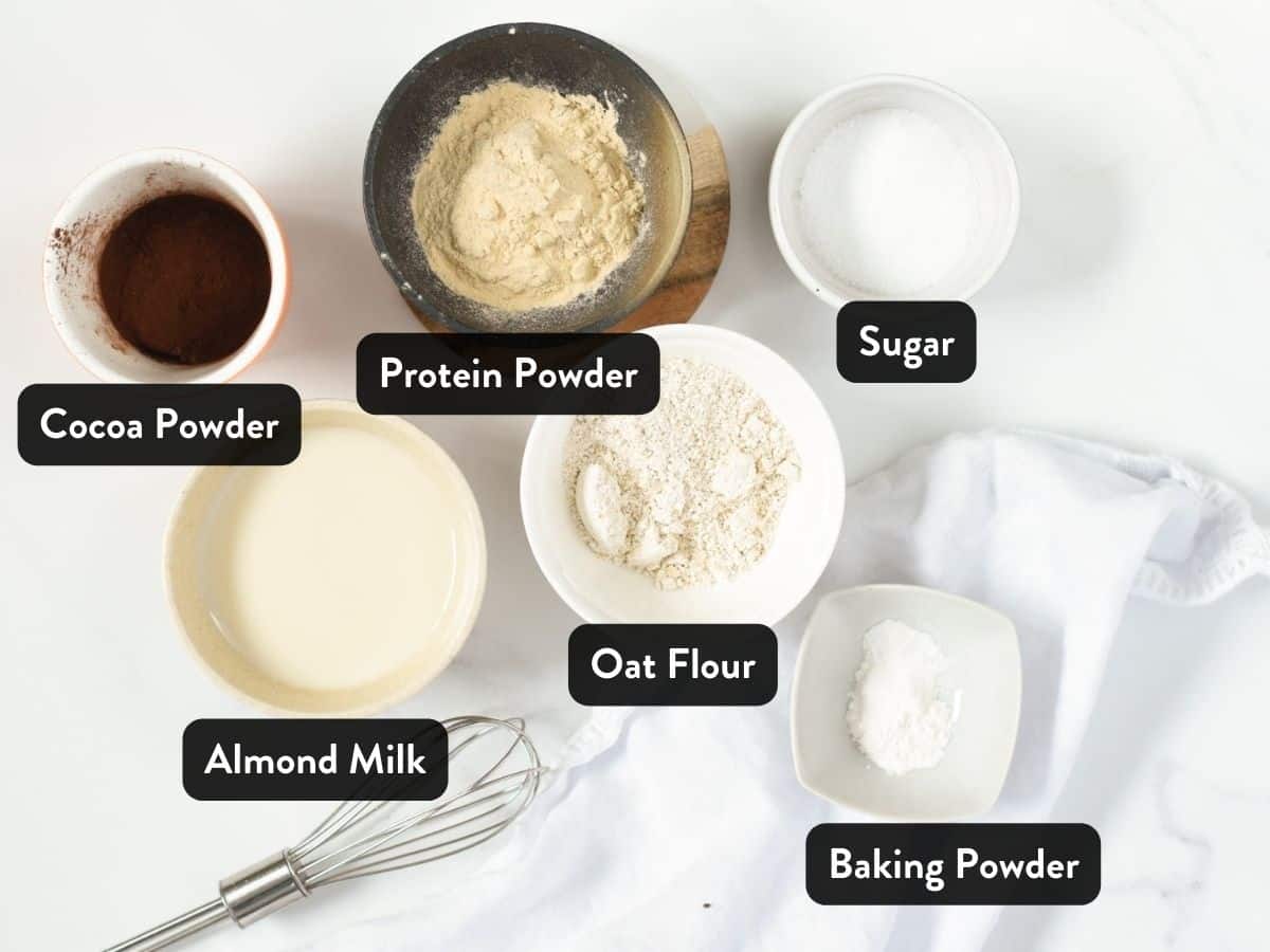 Protein Powder Mug Cake (16g Protein, No Sugar, No Eggs) The