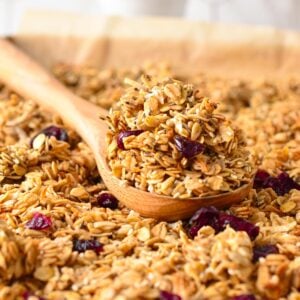 This nut-free granola recipe is the best breakfast cereal recipe if you have nut allergies.