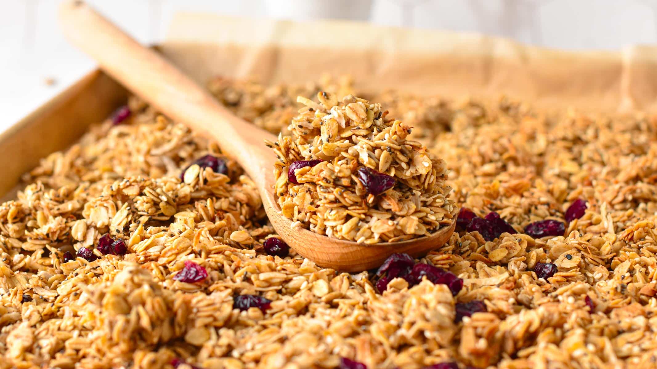 This nut-free granola recipe is the best breakfast cereal recipe if you have nut allergies.