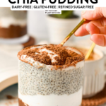 This Tiramisu Chia Pudding is the most healthy breakfast recipe ever, packed with fiber, healthy fats, and 18 grams of protein per serve.
