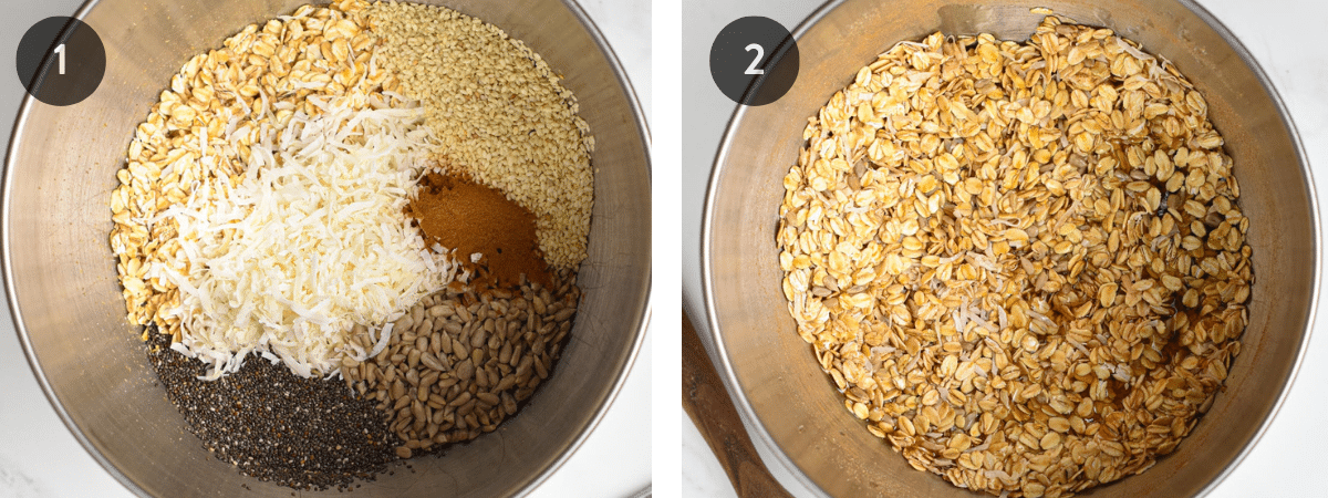 nut free granola preparation