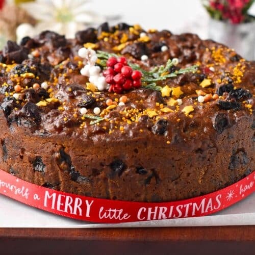 Vegan Christmas Cake