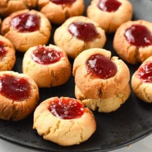 Almond Flour Thumbprint Cookies