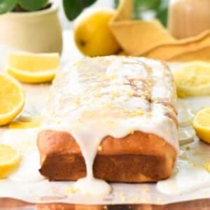 4-Ingredients Lemon Cake (No Eggs, No Butter, No Dairy)