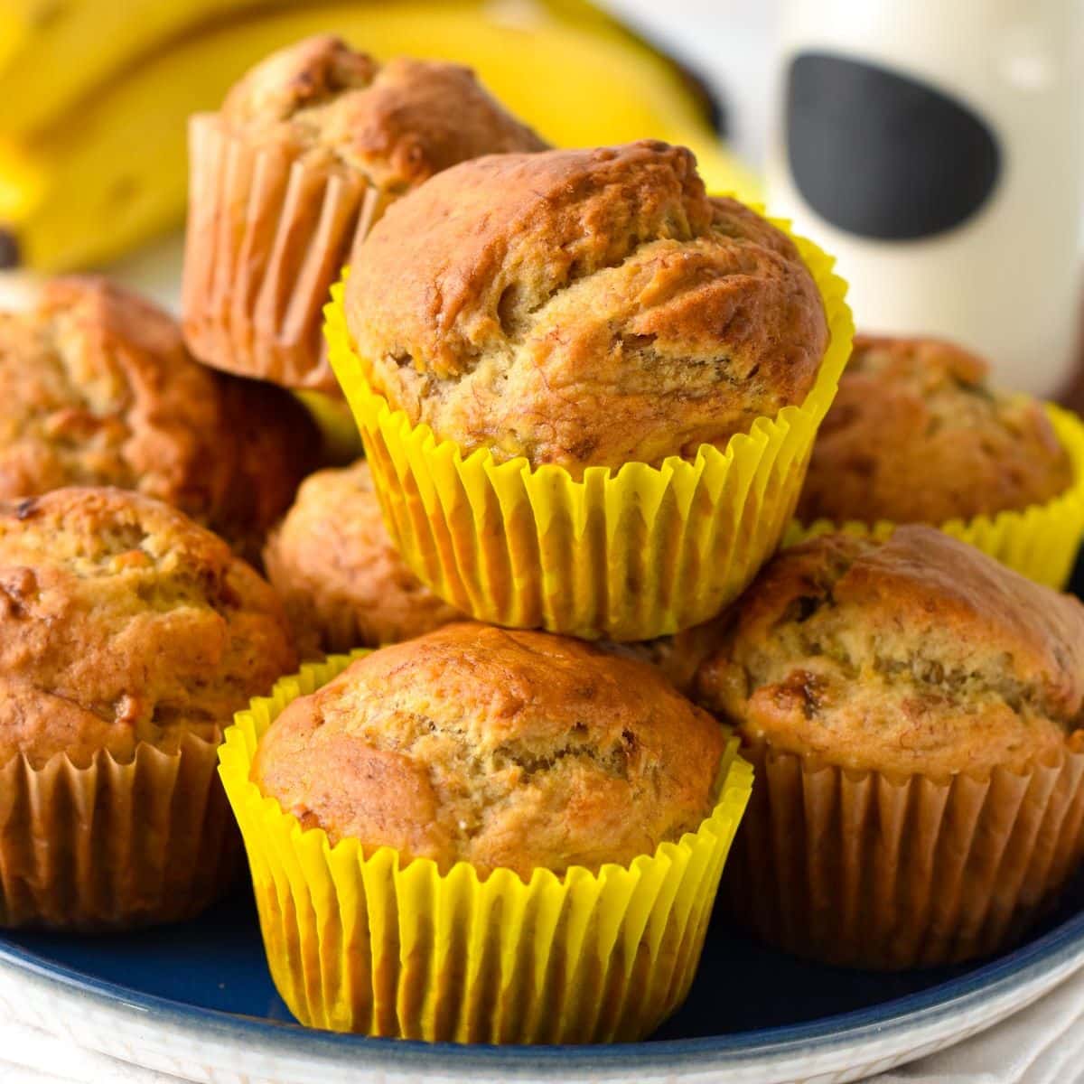 Eggless Banana Muffins