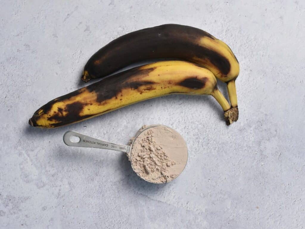 Ingredients for 2-Ingredient Banana Protein Cookies