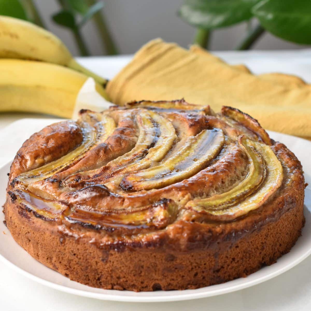 Eggless Banana Cake