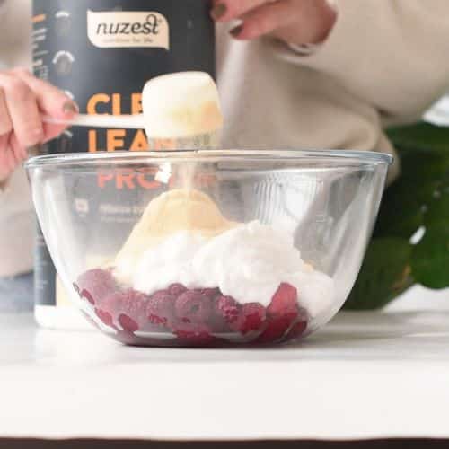 Combine the top layer ingredients in a large mixing bowl.