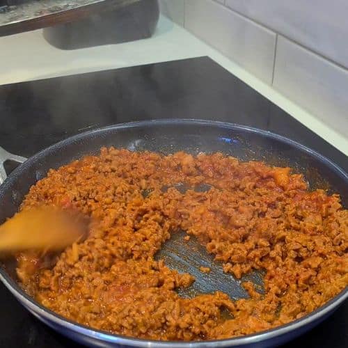 Making Vegan Taco Salad