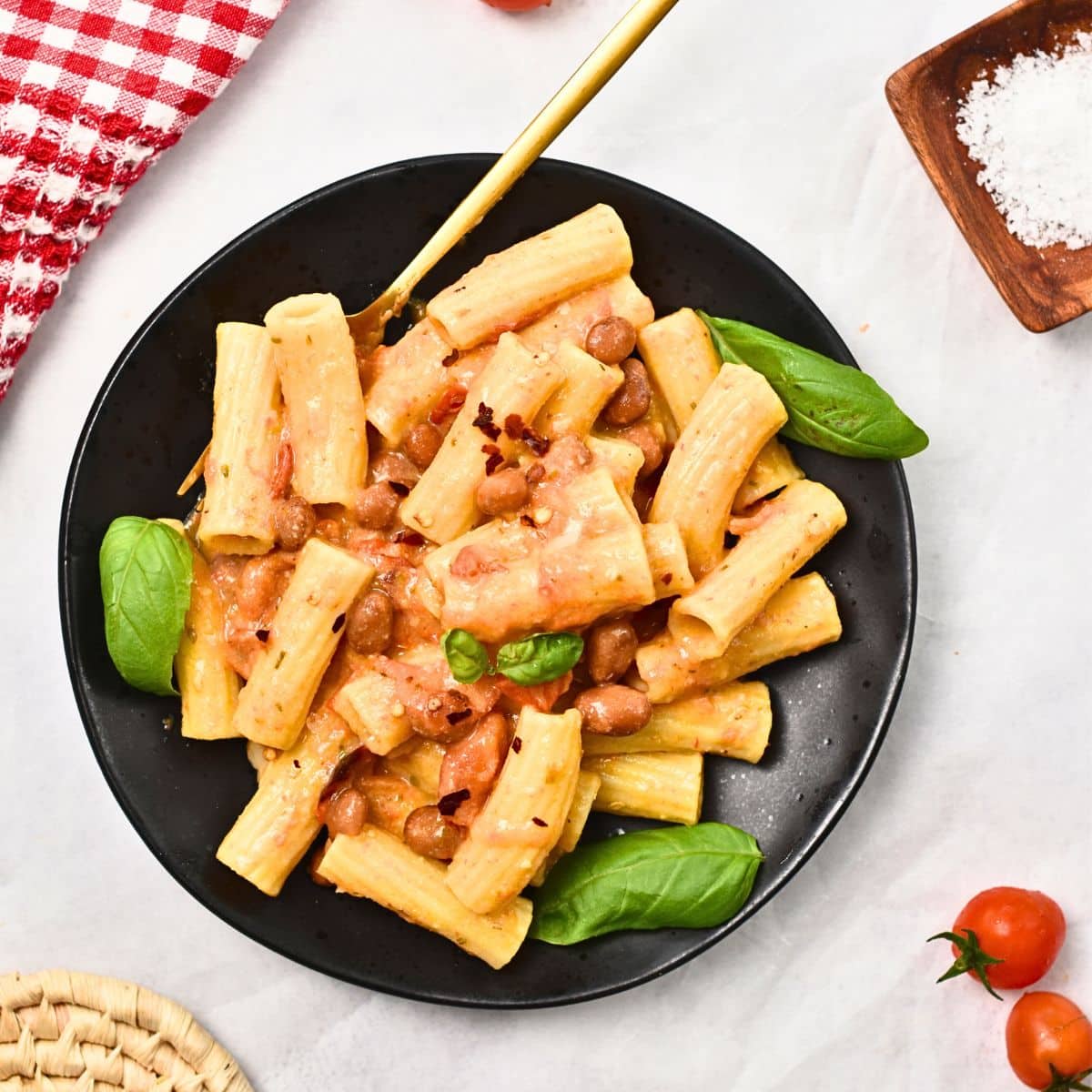Vegan Baked Feta Pasta