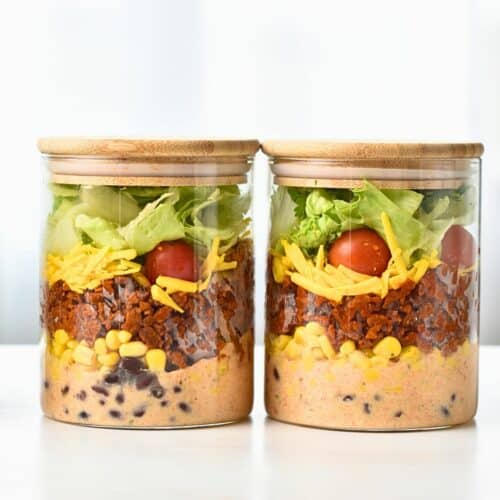 Vegan Taco Salad (27g of Protein)
