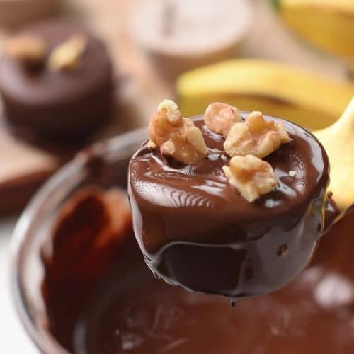 Adding walnut to the Chunky Monkey Ice Cream Bites