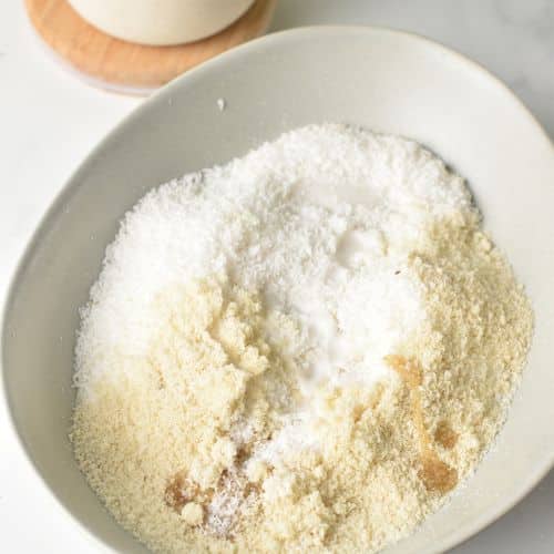 Dry Coconut Almond Cookies ingredients
