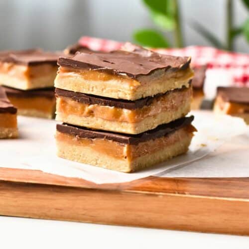 No-Bake Twix Bars (No Oven, Dairy-Free, 20 Minutes)