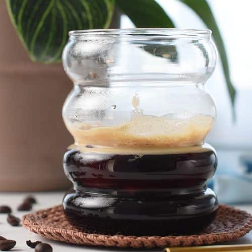 Coffee base for the Banana Iced Coffee