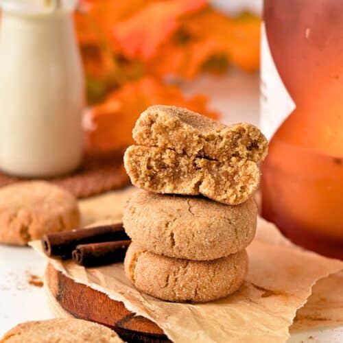 Almond Flour Snickerdoodles (No Eggs, 5 Ingredients)