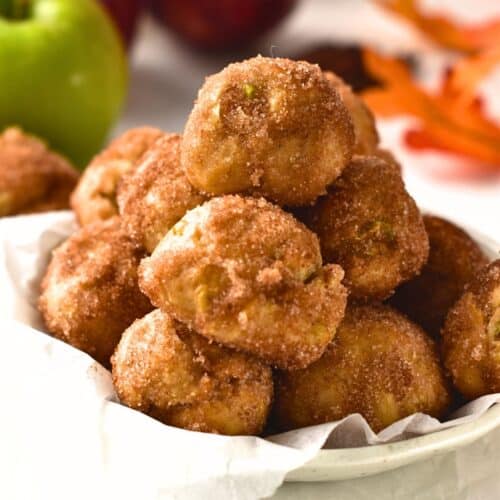 Apple Donut Holes (3-Ingredients Dough)