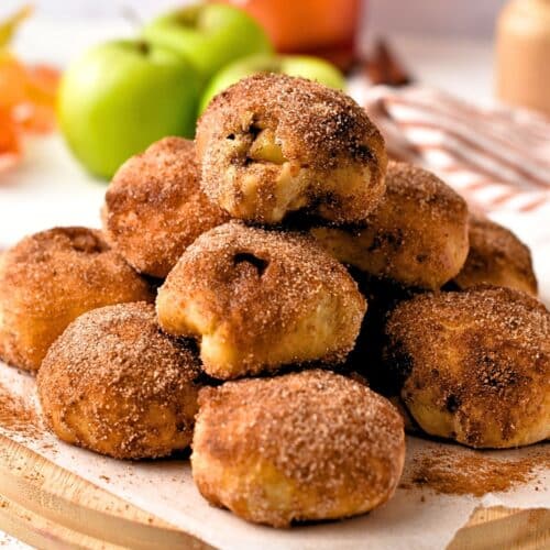 Baked Apple Donuts (3-Ingredient Dough)