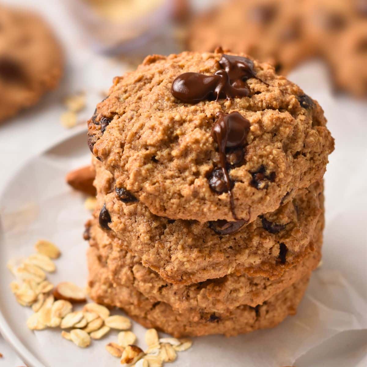 Almond Flour Oatmeal Cookies