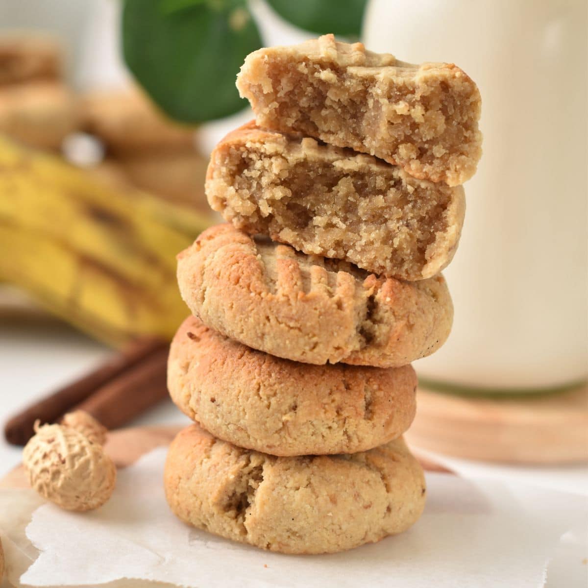 Peanut Butter Banana Cookies